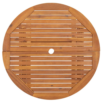 Set da Pranzo per Giardino 5 pz in Legno Massello di Acacia - homemem39