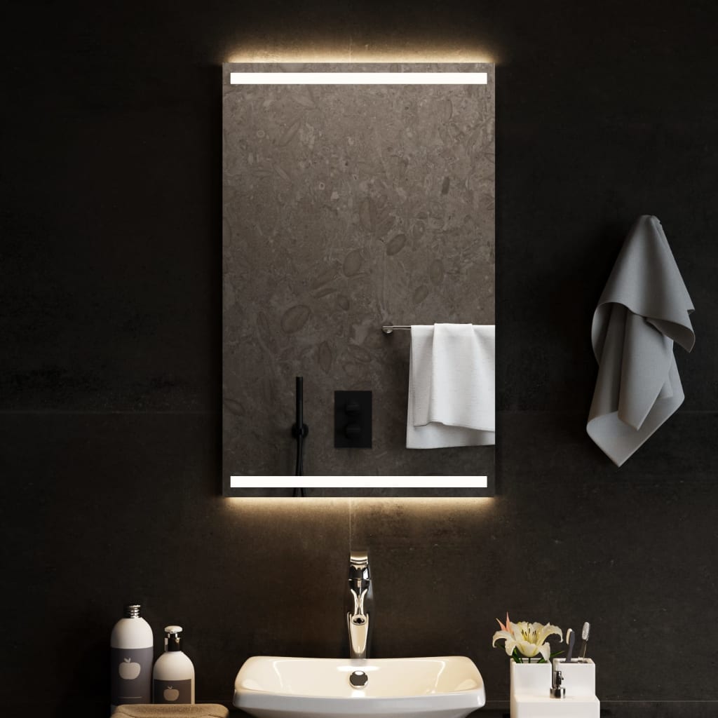 Specchio da Bagno con Luci LED 50x80 cm - homemem39