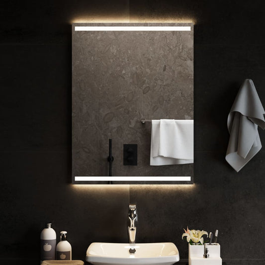 Specchio da Bagno con Luci LED 60x80 cm - homemem39