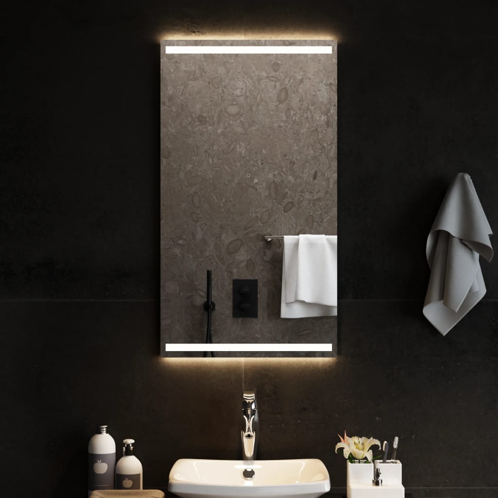 Specchio da Bagno con Luci LED 50x90 cm - homemem39