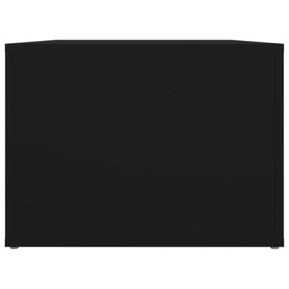 Tavolino da Salotto Nero 80x50x36 cm in Legno Multistrato - homemem39