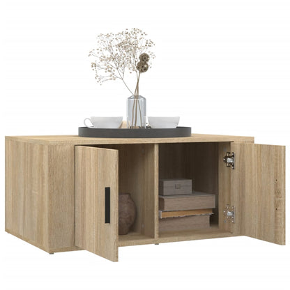 Tavolino da Salotto Rovere Sonoma 80x50x36 cm Legno Multistrato - homemem39