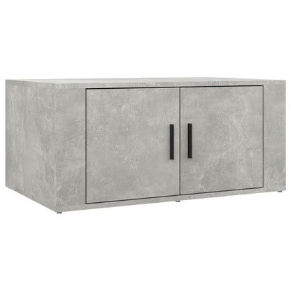 Tavolino Salotto Grigio Cemento 80x50x36 cm Legno Multistrato - homemem39