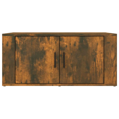 Tavolino da Salotto Rovere Fumo 80x50x36 cm Legno Multistrato - homemem39