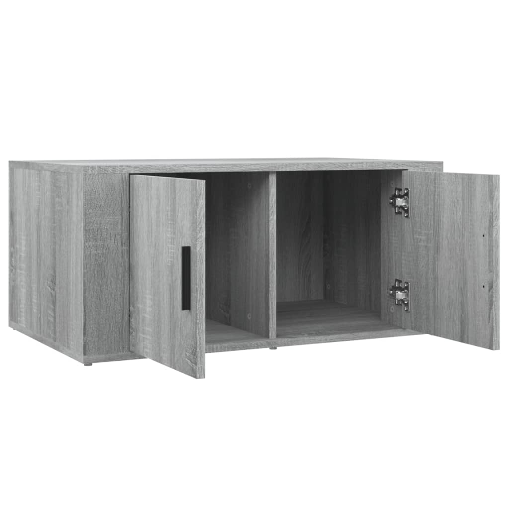 Tavolino da Salotto Grigio Sonoma 80x50x36 cm Legno Multistrato - homemem39