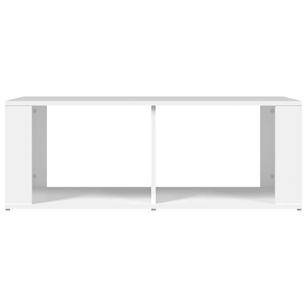 Tavolino da Salotto Bianco 100x50x36 cm in Legno Multistrato - homemem39