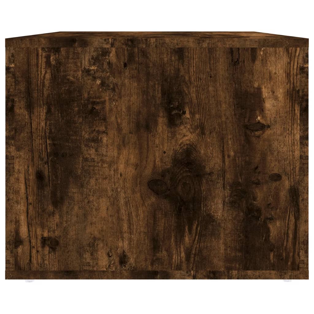 Tavolino da Salotto Rovere Fumo 80x50x40 cm Legno Multistrato - homemem39