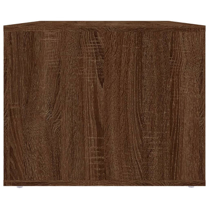 Tavolino Salotto Rovere Marrone 80x50x40 cm Legno Multistrato - homemem39