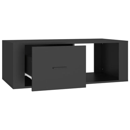 Tavolino da Salotto Nero 100x50,5x35 cm in Legno Multistrato - homemem39