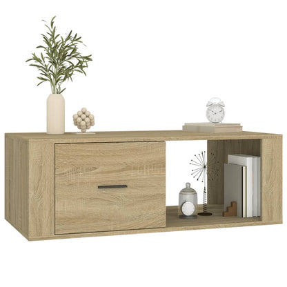 Tavolino Salotto Rovere Sonoma 100x50,5x35 cm Legno Multistrato - homemem39