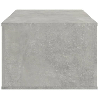 Tavolino Salotto Grigio Cemento 100x50,5x35cm Legno Multistrato - homemem39