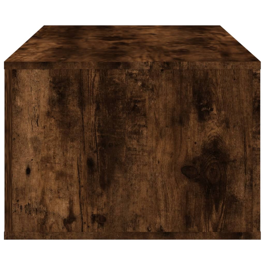 Tavolino da Salotto Rovere Fumo 100x50,5x35cm Legno Multistrato - homemem39