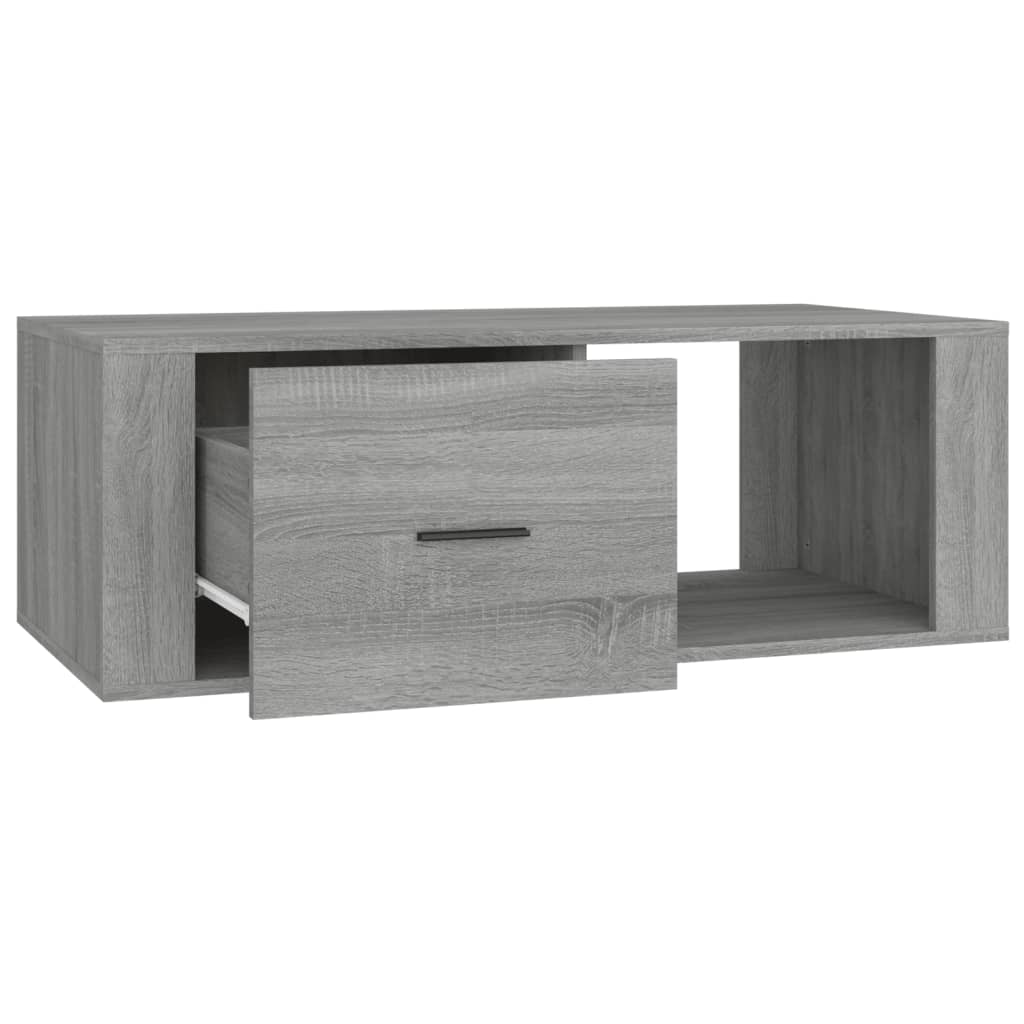 Tavolino Salotto Grigio Sonoma 100x50,5x35 cm Legno Multistrato - homemem39