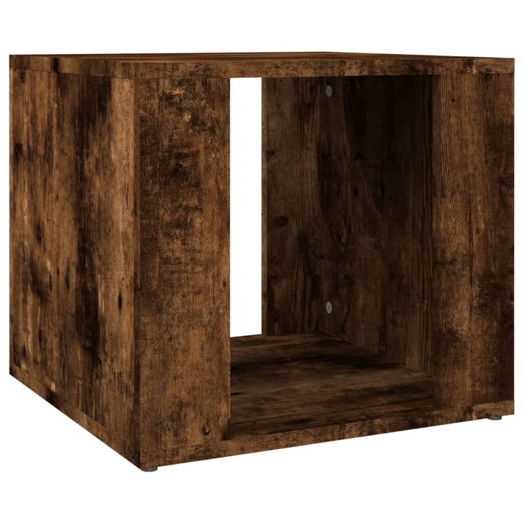 Comodino Rovere Fumo 41x40x36 cm in Legno Multistrato - homemem39