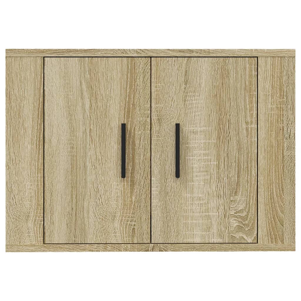 Mobile Porta TV a Parete Rovere Sonoma 57x34,5x40 cm - homemem39