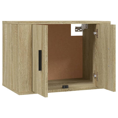 Mobile Porta TV a Parete Rovere Sonoma 57x34,5x40 cm - homemem39