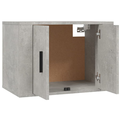 Mobile Porta TV a Parete Grigio Cemento 57x34,5x40 cm - homemem39