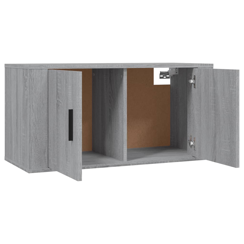 Mobile Porta TV a Parete grigio sonoma 80x34,5x40 cm - homemem39