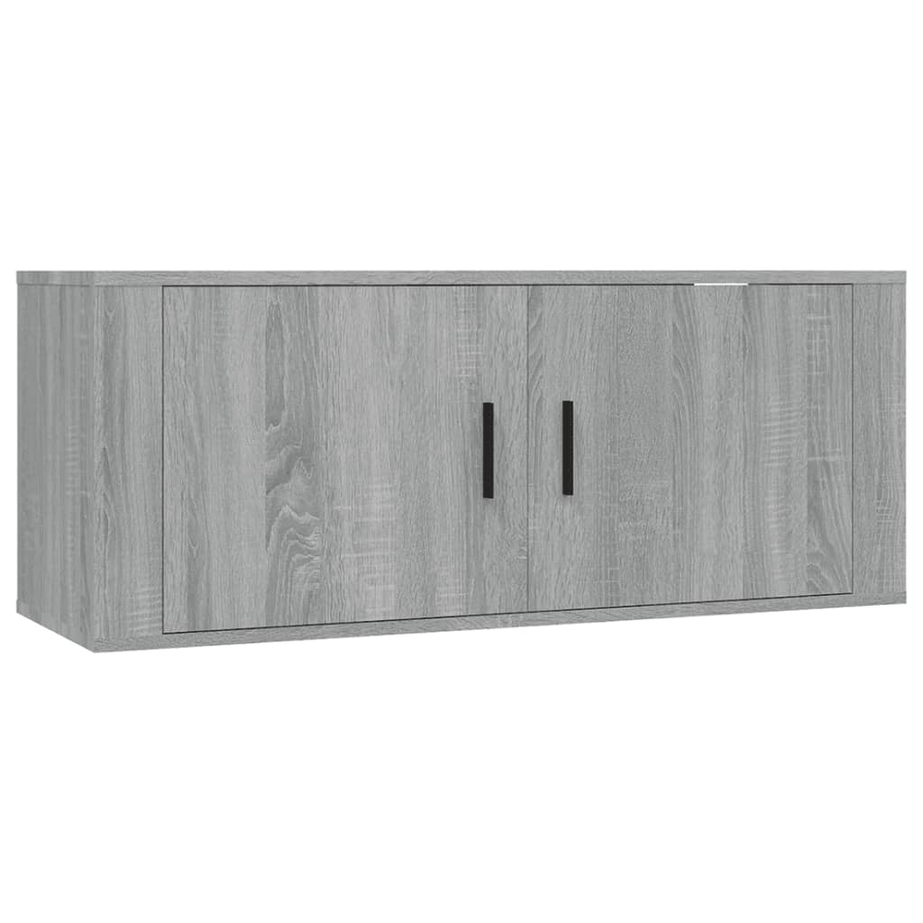 Mobile Porta TV a Parete grigio sonoma 100x34,5x40 cm - homemem39