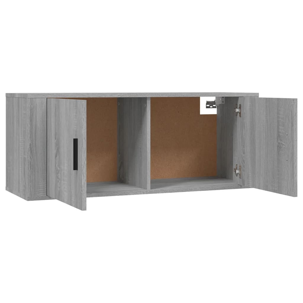 Mobile Porta TV a Parete grigio sonoma 100x34,5x40 cm - homemem39