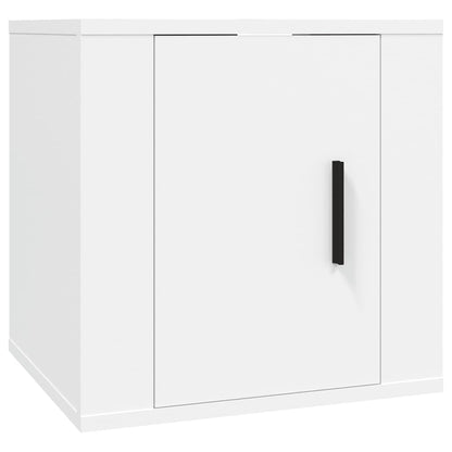 Mobile Porta TV a Parete Bianco 40x34,5x40 cm - homemem39