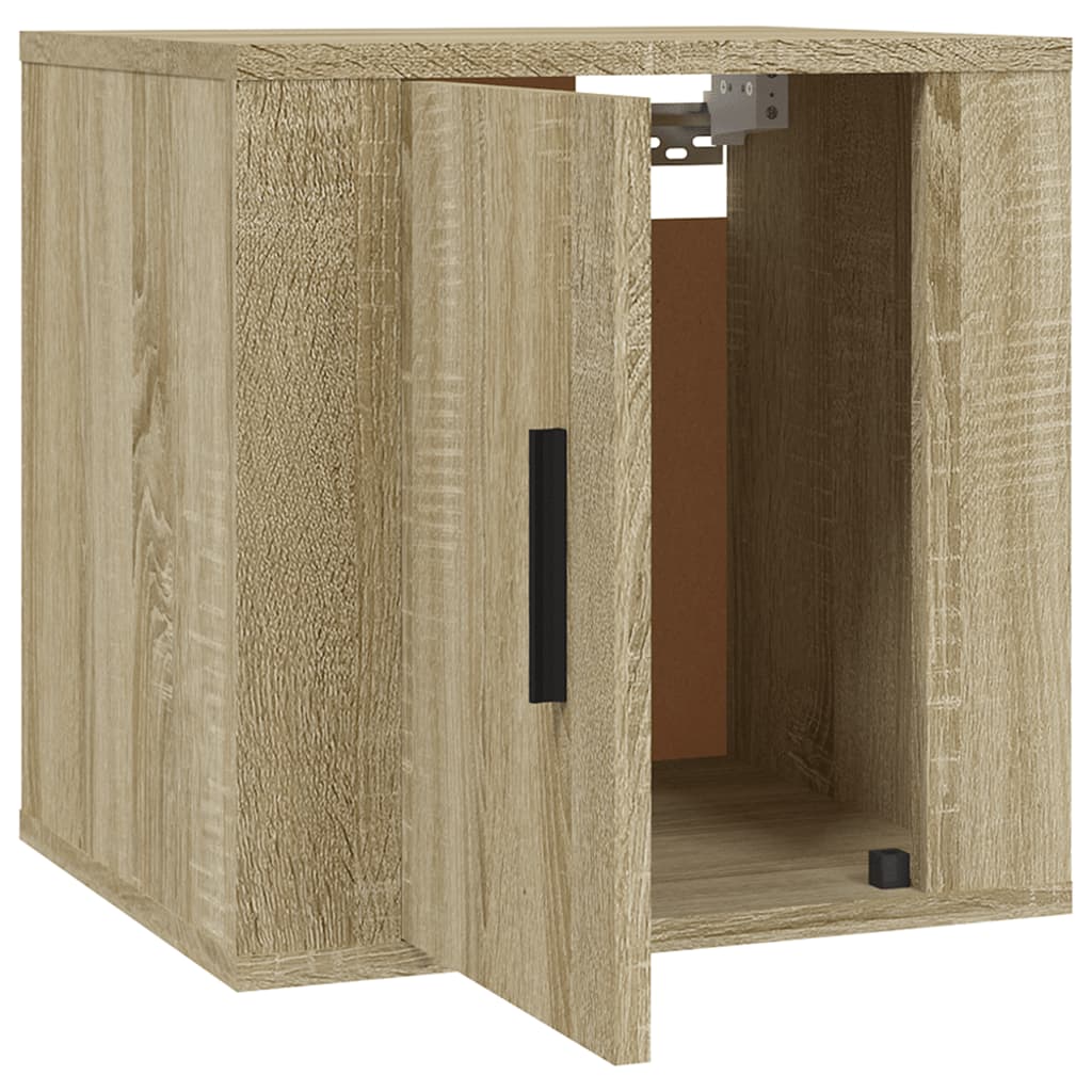 Mobili Porta TV a Parete 2 pz Rovere Sonoma 40x34,5x40 cm - homemem39