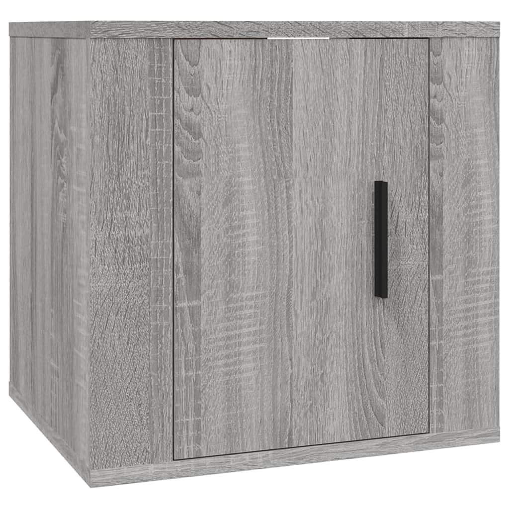 Mobile Porta TV a Parete Grigio Sonoma 40x34,5x40 cm - homemem39