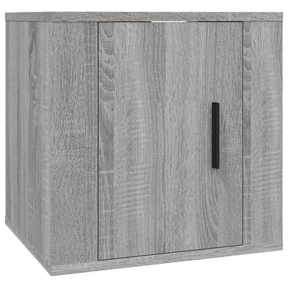 Mobili Porta TV a Parete 2 pz Grigio Sonoma 40x34,5x40 cm - homemem39