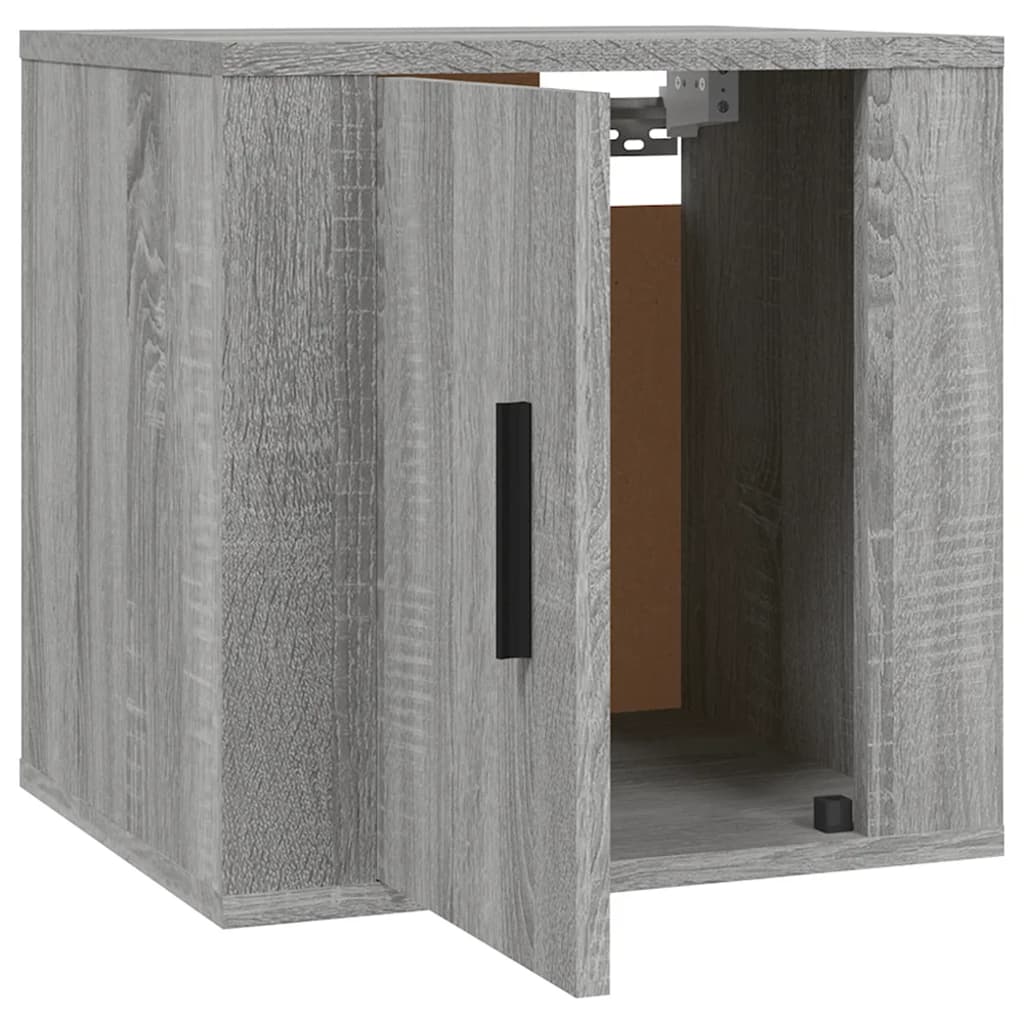 Mobili Porta TV a Parete 2 pz Grigio Sonoma 40x34,5x40 cm - homemem39