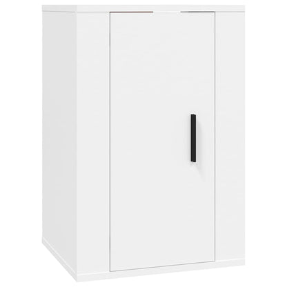 Mobili Porta TV a Parete 2 pz Bianco 40x34,5x60 cm - homemem39