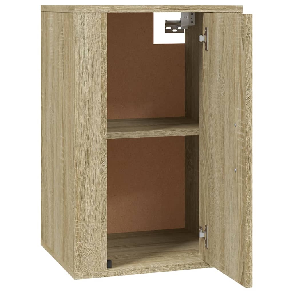 Mobili Porta TV a Parete 2 pz Rovere Sonoma 40x34,5x60 cm - homemem39