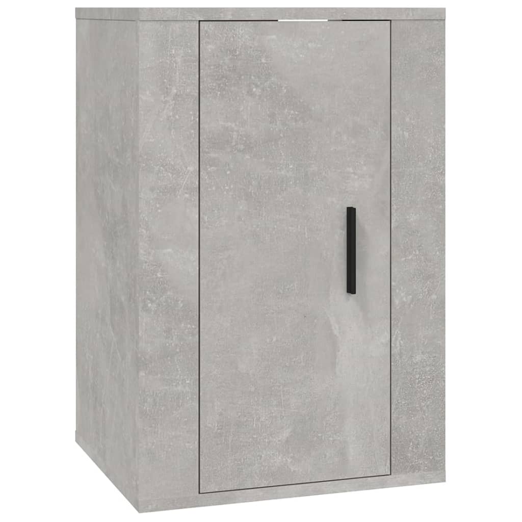 Mobile Porta TV a Parete Grigio Cemento 40x34,5x60 cm - homemem39