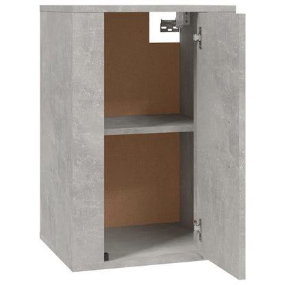 Mobile Porta TV a Parete Grigio Cemento 40x34,5x60 cm - homemem39