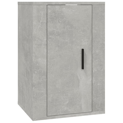 Mobili Porta TV a Parete 2 pz Grigio Cemento 40x34,5x60 cm - homemem39