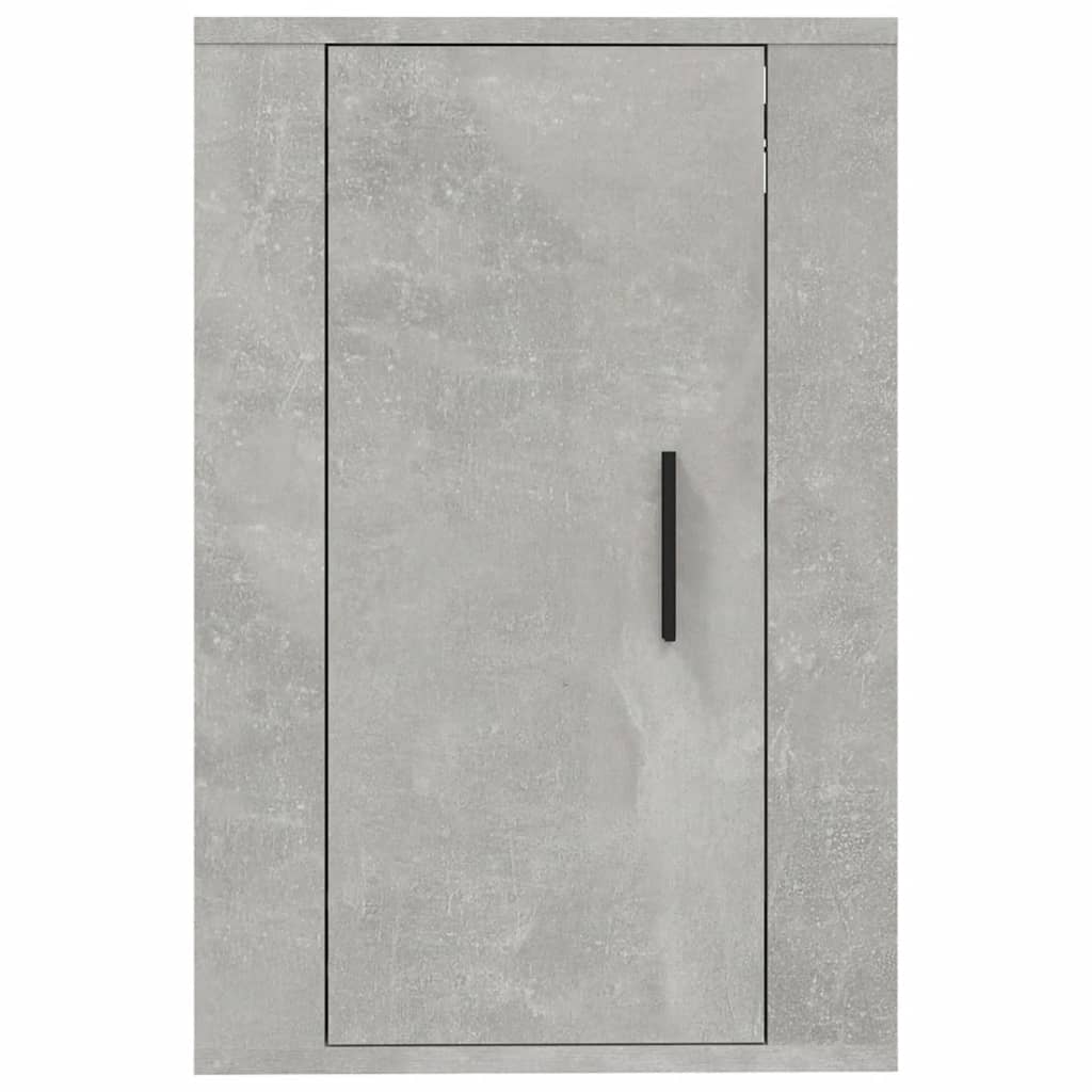 Mobili Porta TV a Parete 2 pz Grigio Cemento 40x34,5x60 cm - homemem39