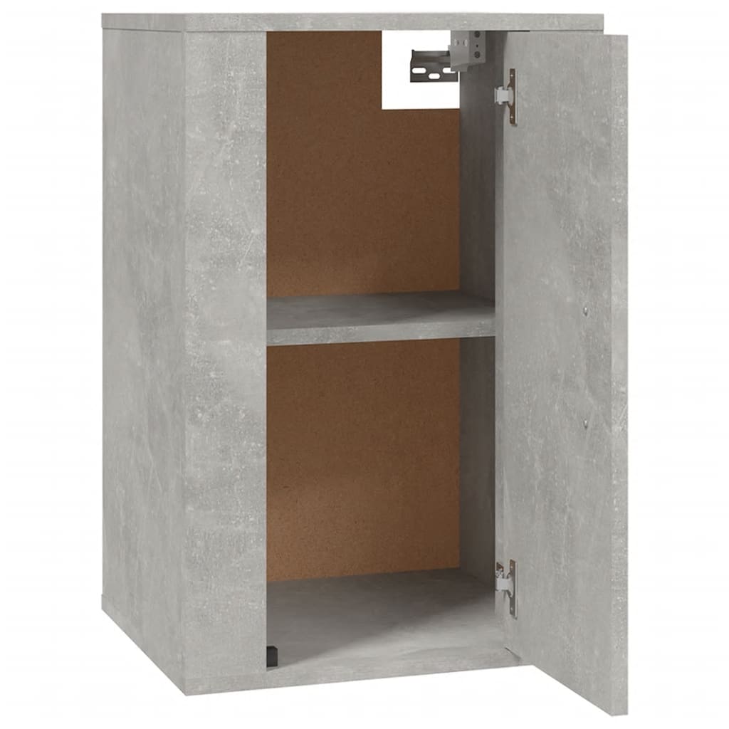 Mobili Porta TV a Parete 2 pz Grigio Cemento 40x34,5x60 cm - homemem39