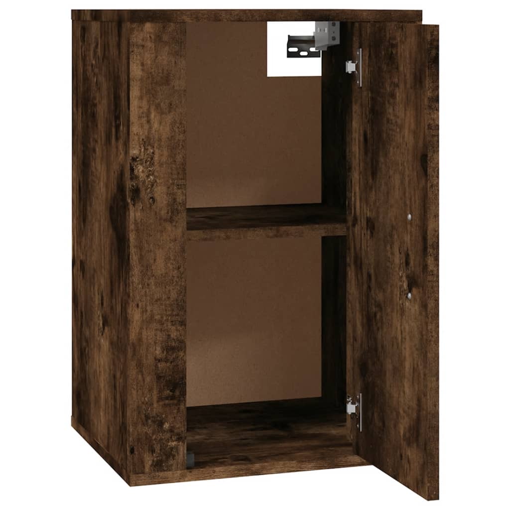 Mobili Porta TV a Parete 2 pz Rovere Fumo 40x34,5x60 cm - homemem39