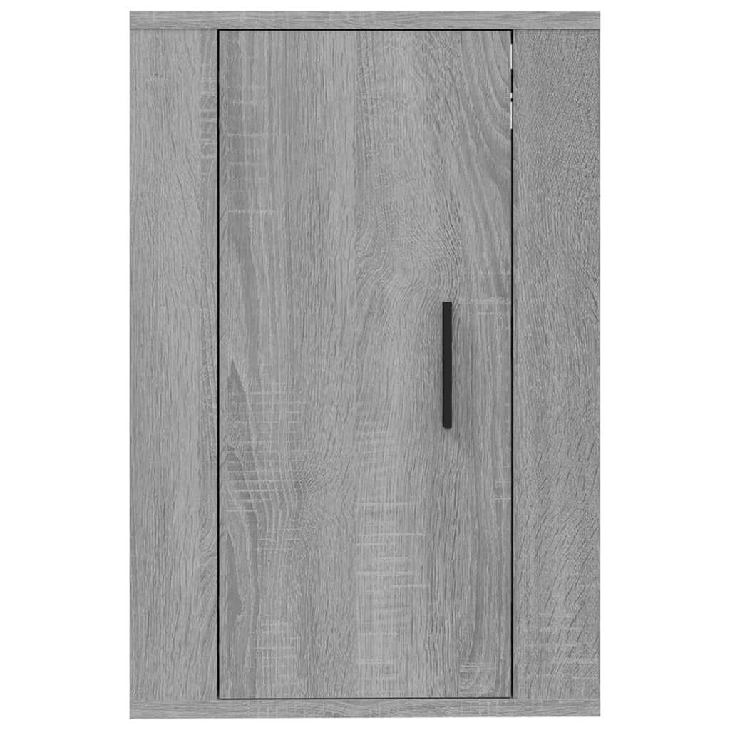 Mobili Porta TV a Parete 2 pz Grigio Sonoma 40x34,5x60 cm - homemem39