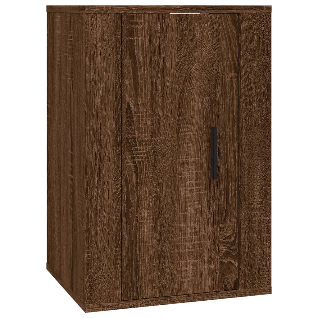 Mobile Porta TV a Parete Rovere Marrone 40x34,5x60 cm - homemem39