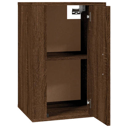 Mobili Porta TV a Parete 2 pz Rovere Marrone 40x34,5x60 cm - homemem39