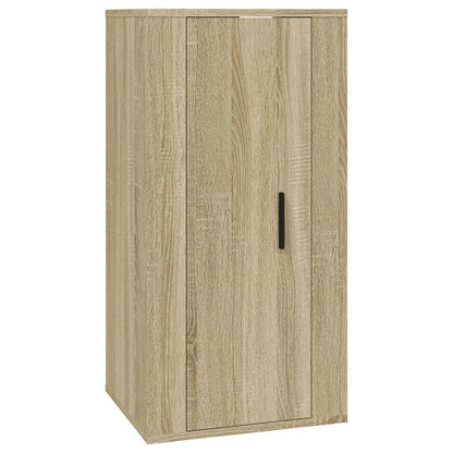 Mobile Porta TV a Parete Rovere Sonoma 40x34,5x80 cm - homemem39