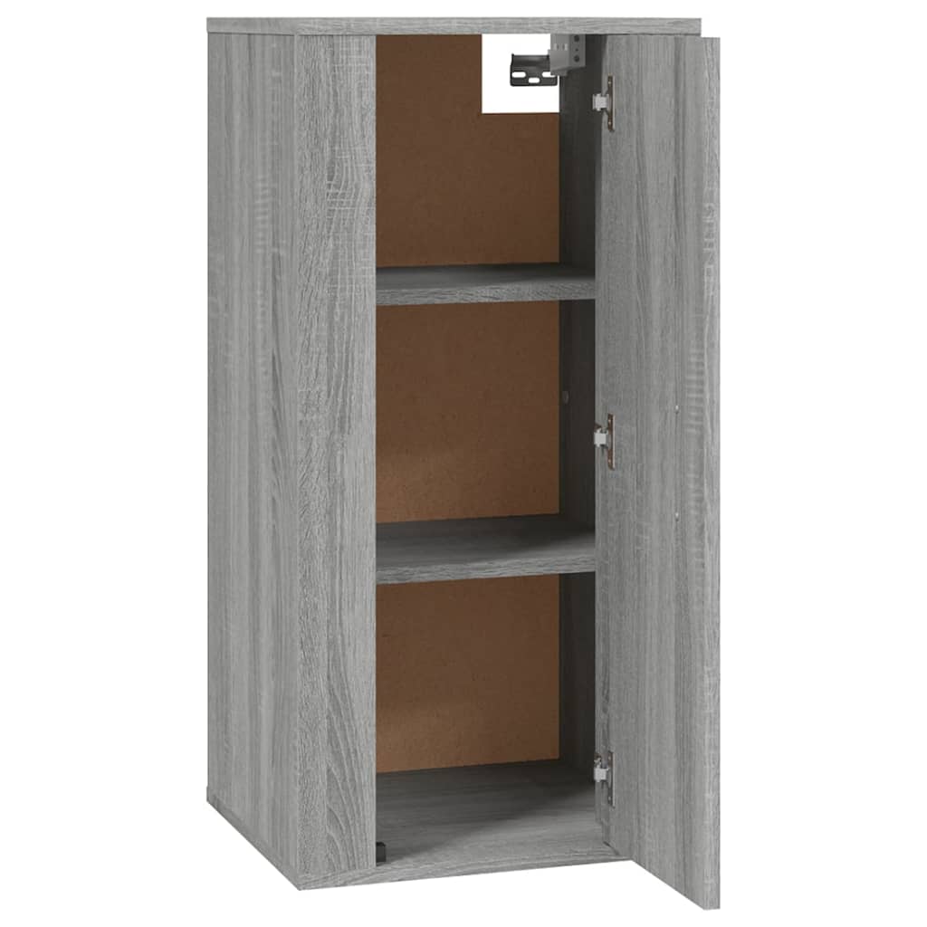 Mobile Porta TV a Parete Grigio Sonoma 40x34,5x80 cm - homemem39