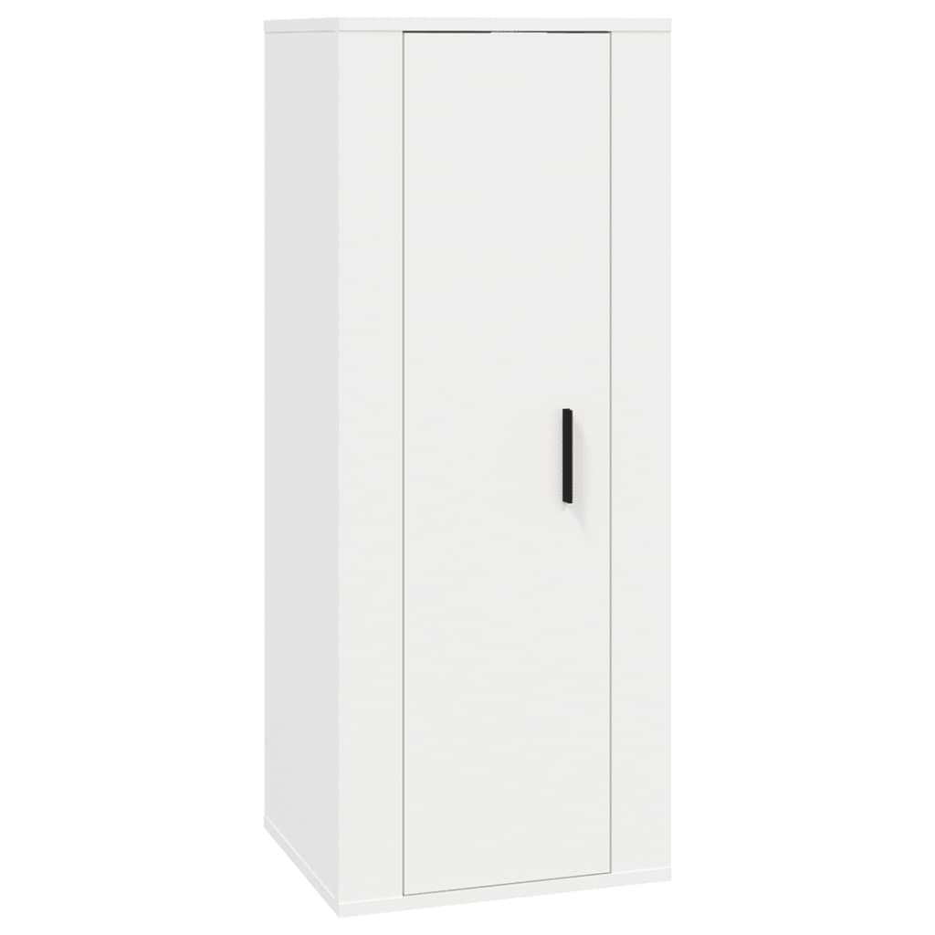 Mobile Porta TV a Parete Bianco 40x34,5x100 cm - homemem39