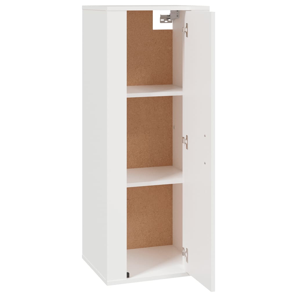 Mobile Porta TV a Parete Bianco 40x34,5x100 cm - homemem39