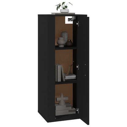 Mobile Porta TV a Parete Nero 40x34,5x100 cm - homemem39