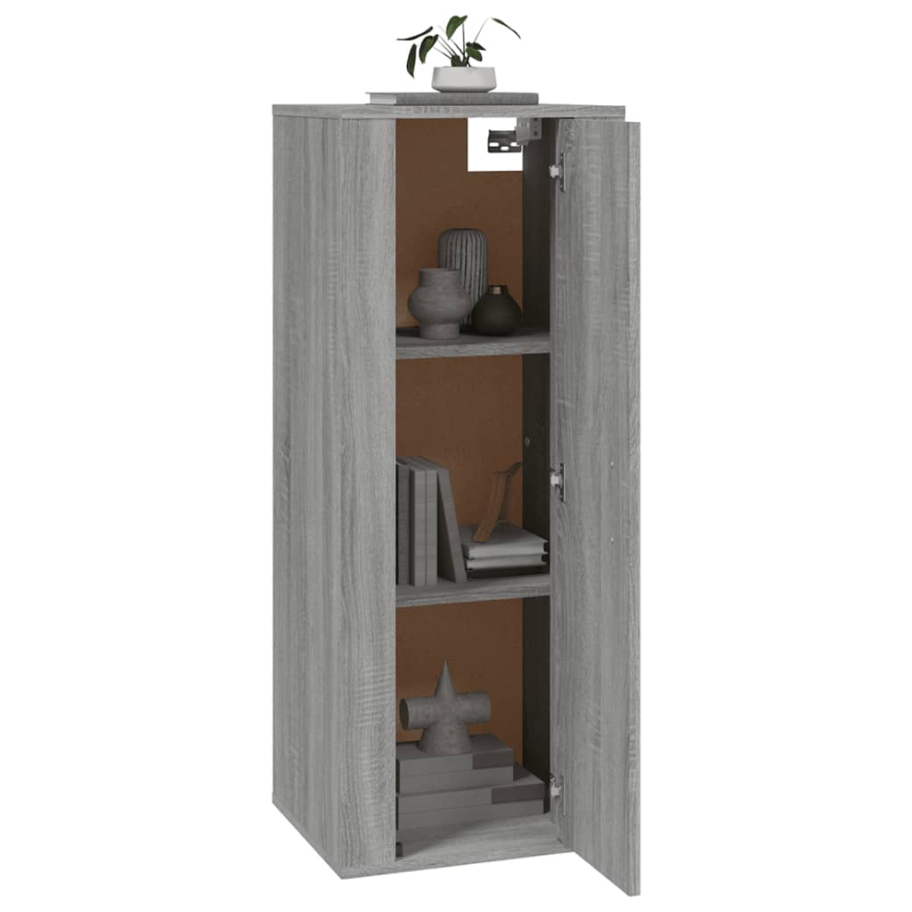 Mobile Porta TV a Parete Grigio Sonoma 40x34,5x100 cm - homemem39