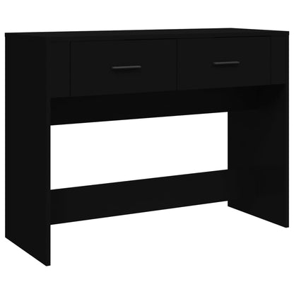 Tavolino Consolle Nero 100x39x75 cm in Legno Multistrato - homemem39