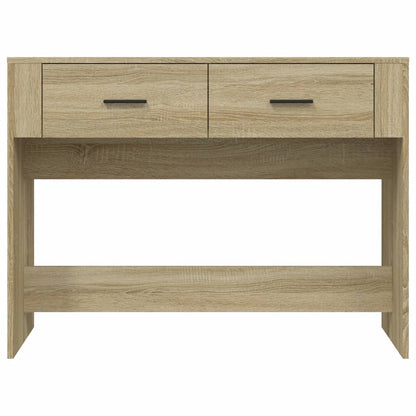 Tavolo Consolle Rovere Sonoma 100x39x75 cm in Legno Multistrato - homemem39