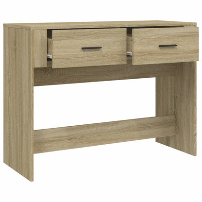 Tavolo Consolle Rovere Sonoma 100x39x75 cm in Legno Multistrato - homemem39