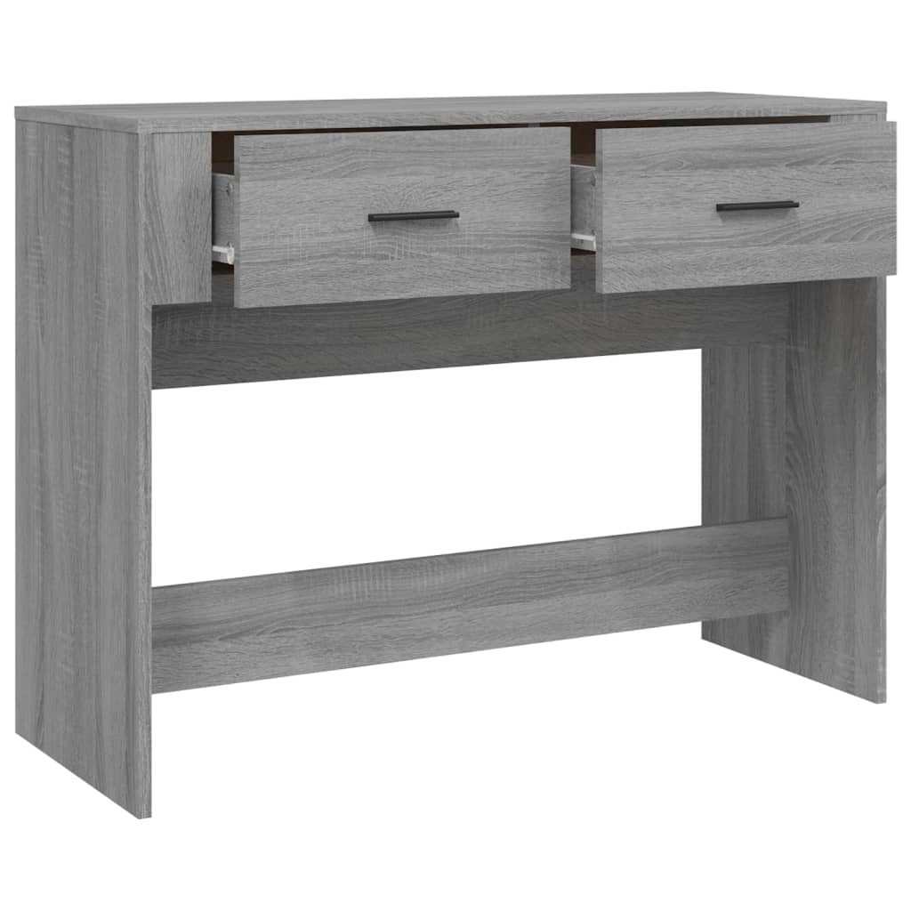 Tavolo Consolle Grigio Sonoma 100x39x75 cm in Legno Multistrato - homemem39